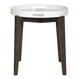 Safavieh Ben Mid-Century Lacquer Tray Top Side Table