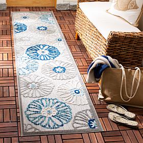 Safavieh Cabana Clover 2' X 8' Indoor/Outdoor Rug