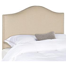 Safavieh Connie Upholstered Camelback Headboard  - Full