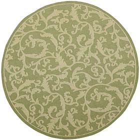 Safavieh Courtyard Gillian 5'3" x 5'3" Round Rug