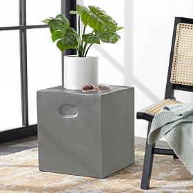 Safavieh Cube Concrete Accent Table - Gray
