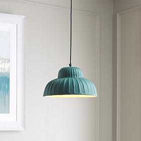 Safavieh Destryn 13" Green Pendant Light
