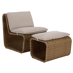 Safavieh Drew 2-Piece Outdoor Lounge Set