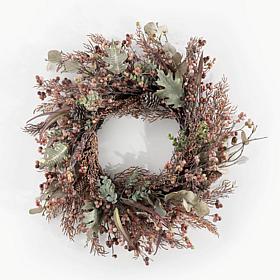 Safavieh Faux 26" Berry and Acorn Wreath