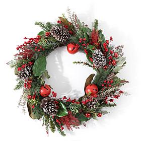Safavieh Faux 30" Myrtle LED Wreath