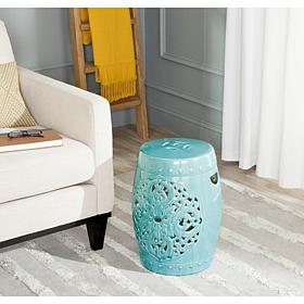 Safavieh Flora Ceramic Garden Stool - Blue