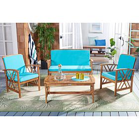 Safavieh Fontana 4-piece Outdoor Living Set