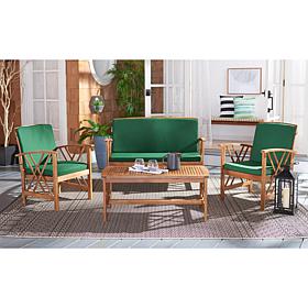 Safavieh Fontana 4-piece Outdoor Living Set