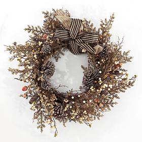 Safavieh Fx 31" Berry with Pinecones Wreath