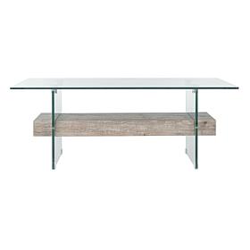 Safavieh Kayley Modern Rectangular Glass Coffee Table