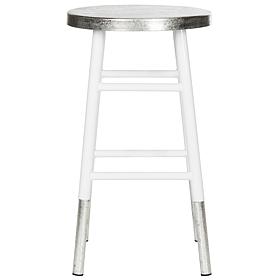 Safavieh Kenzie Silvertone-Dipped Counter Stool