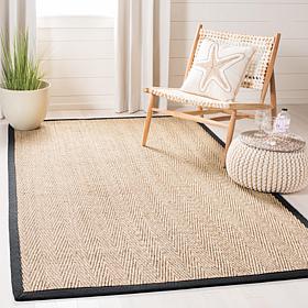 Safavieh Natural Fiber Casey 6' x 9' Seagrass Area Rug - Black  