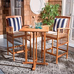Safavieh Pate 3-piece Bar Table Bistro Set