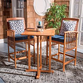 Safavieh Pate 3-piece Bar Table Bistro Set