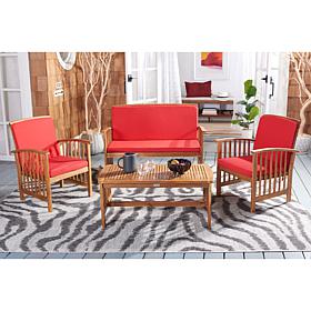 Safavieh Rocklin 4-piece Outdoor Living Set