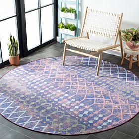 Safavieh Summer Leo 6'-7" X 6'-7" Round Rug