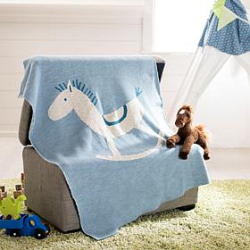 Safavieh Tater Trot Blue Throw