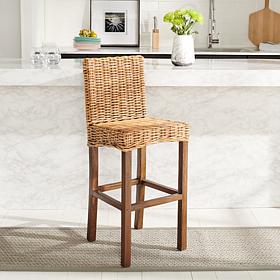 Safavieh Tobie Rattan Bar Stool