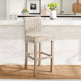 Safavieh Tobie Rattan Bar Stool