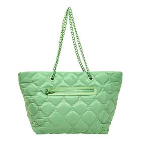 Samantha Brown Quilted Tote Handbag