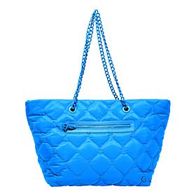 Samantha Brown Quilted Tote Handbag