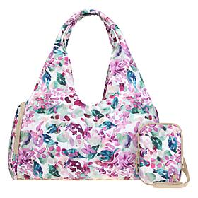 Samantha Brown To-Go Quilted Travel Hobo with Crossbody