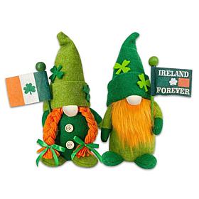Santa's Workshop Inc. 12" Ireland Gnomes, Set of 2
