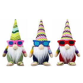 Santa's Workshop Inc. 9" Tropical Gnomes, Set of 3