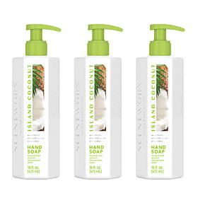 ScentWorx by Slatkin + Co. 3-pack Island Coconut Liquid Hand Soap