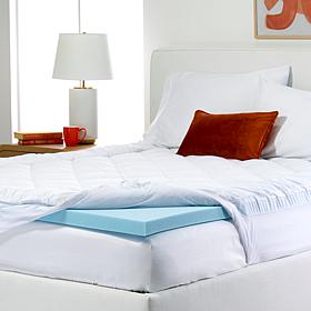 Sealy King 2" Memory Foam Topper & 1" Pillowtop Cover