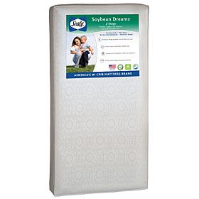Sealy Soybean Dreams 2-Stage Crib and Toddler Mattress
