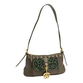 Sharif Legacy 100% Leather Handbag with Hair Calf Flap