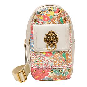 Sharif Legacy Braided Abuja Leather Sling Crossbody Bag