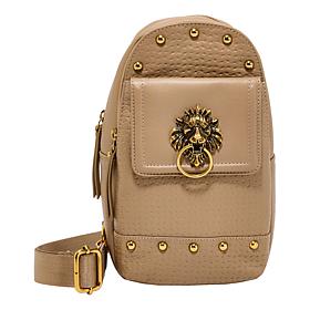 Sharif Legacy Braided Abuja Leather Sling Crossbody Bag