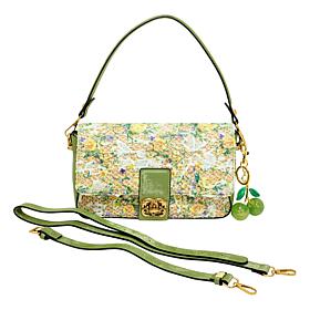 Sharif Legacy Embroidered Flap Crossbody with Charm