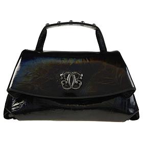 Sharif Legacy Hologram Piega Leather Flap Front Satchel