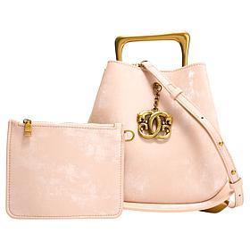 Sharif Legacy Sculpted Handle Mini Bucket Crossbody