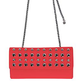 Sharif Legacy Studded Leather Wallet with Detachable Strap