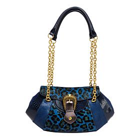 Sharif Museum Melange Leather Western Shopper