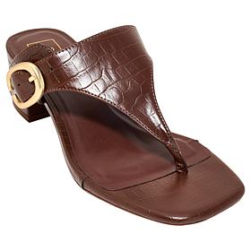 SHUSHOP® Elodie Buckle Thong Sandal