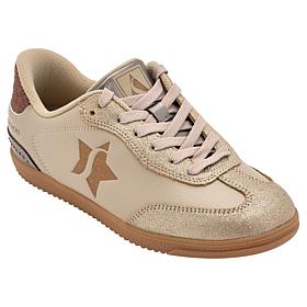 Skechers Slip-ins Hotshot Metallic Lace-Up Sneakers - Icy Elegance