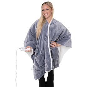 Snuggie Wearable Electric Heated Shawl 50" x 60"