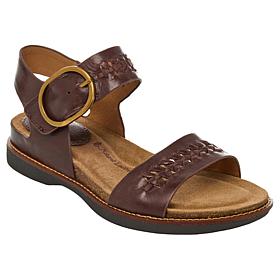 Sofft® Bali II Leather Woven Detail Sandal