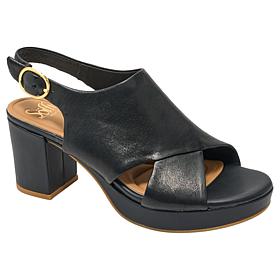 Sofft® Leather Platform Slingback Sandal