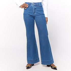 SoftWynne Curved Pocket Denim Trouser Pant