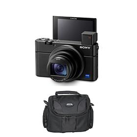 Sony Cyber-Shot DSC-RX100 VII Digital Camera w/Grip Kit & Carry Case