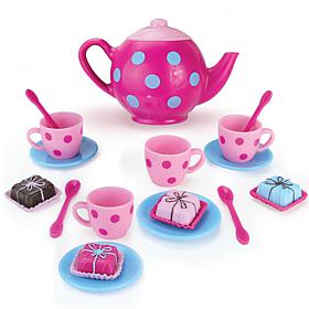 Sophia's by Teamson Kids 17pc Tea Set w Petit Four Cakes for 18" Dolls