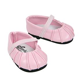 Sophia's by Teamson Kids Faux-Leather Dress Shoes for 15" Baby Dolls