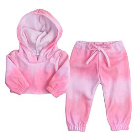 Sophia's by Teamson Kids Tie-Dye Hoodie & Sweatpants Set for 18" Dolls