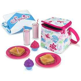 Sophia's by Teamson Pink Picnic Lunch Set for 18" Dolls